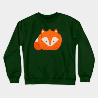 Pumpkin Fox Crewneck Sweatshirt
